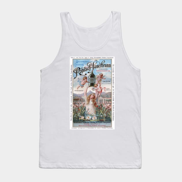 Slovenia Vintage Travel Poster Restored 1900 Tank Top by vintagetreasure